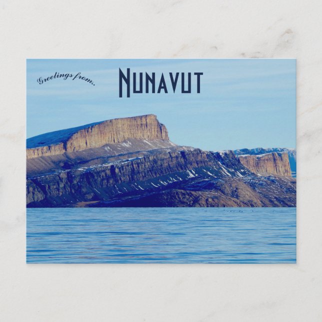 Postal Bahía Ártica Nunavut Canadá (Anverso)