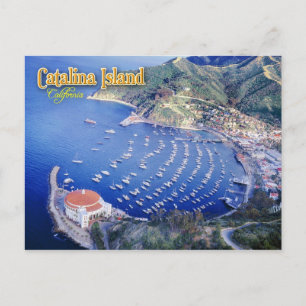 Postal Bahía de Avalon, Isla Catalina, California