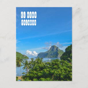 Postal Bahía de Bacuit en El Nido Palawan