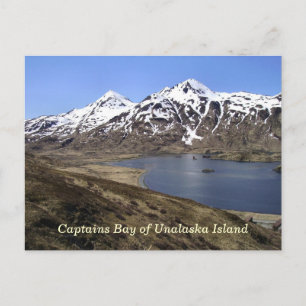Postal Bahía de Captains de la isla de Unalaska