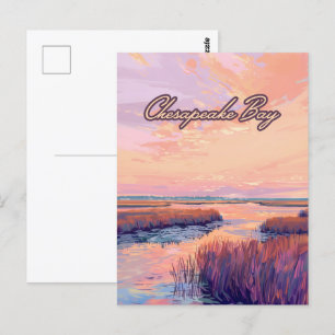 Postal Bahía de Chesapeake Annapolis Maryland Virginia Su