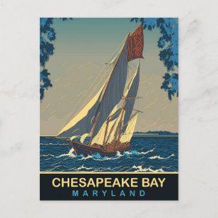 Postal Bahía de Chesapeake, Maryland, Viajes