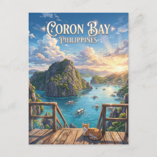 Postal Bahía de Coron Filipinas