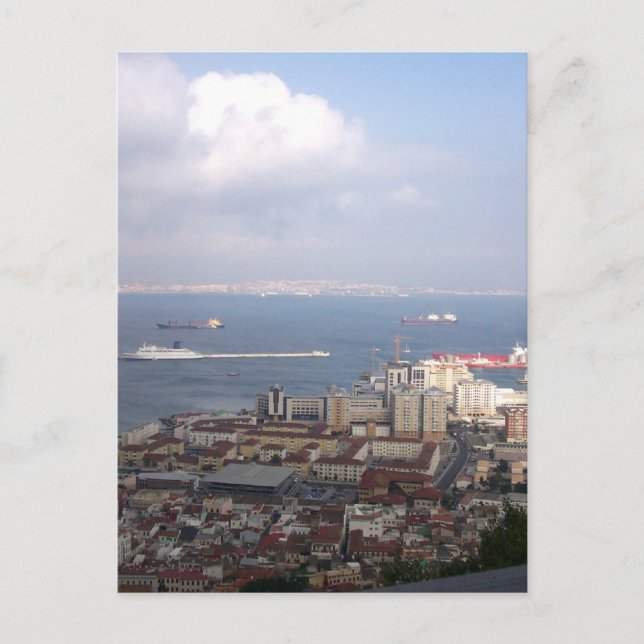 Postal Bahía de Gibralter (Anverso)