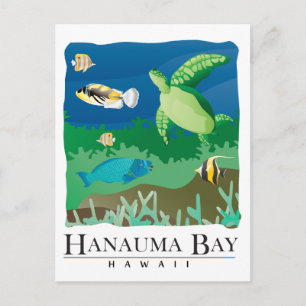 Postal Bahía de Hanauma Oahu Hawái