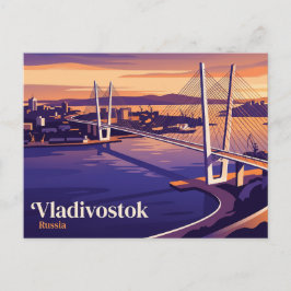 Postal Bahía de Hornos de Oro Rusia