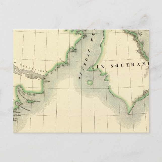 Postal Bahía de Hudson 17 (Anverso)