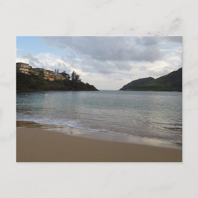 Postal Bahía de Kalapaki en Kauai, Hawaii (Anverso)