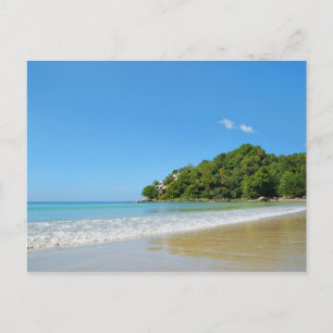 Postal Bahía de Kamala en la isla de Phuket, Tailandia