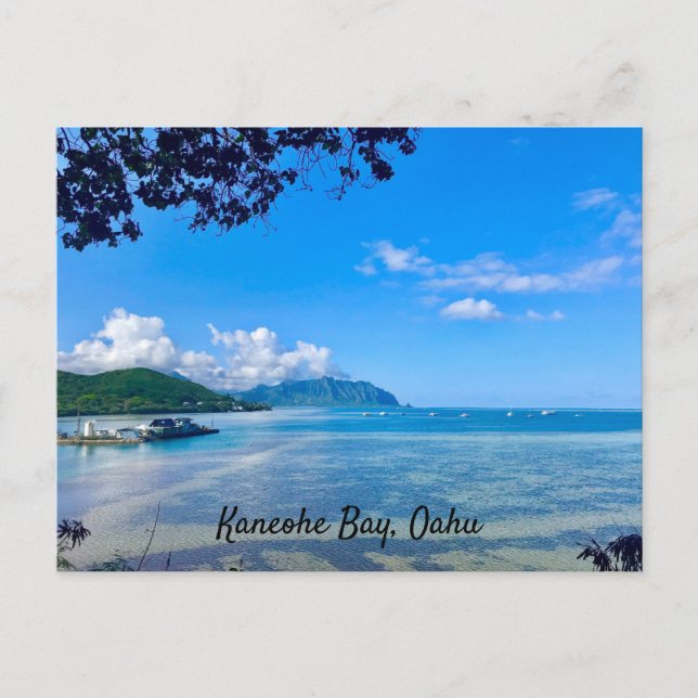 Postal Bahía de Kaneohe, Oahu (Anverso)