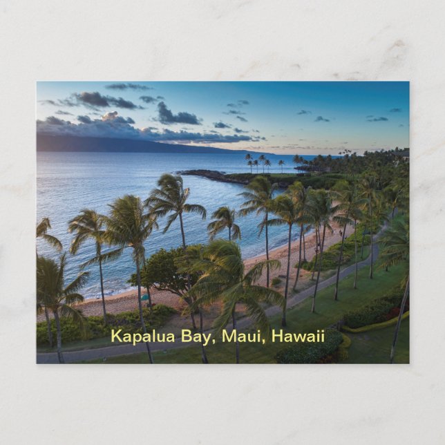 Postal Bahía de Kapalua, Maui, Hawaii (Anverso)
