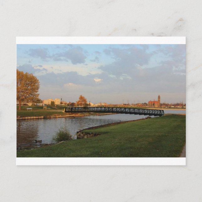 Postal Bahía de la ciudad de Michigan (Anverso)