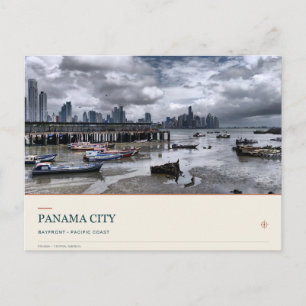 Postal Bahía de la ciudad de Panamá y horizonte