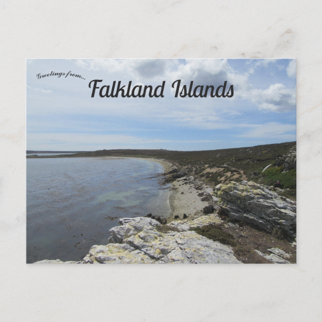 Postal Bahía de las Islas Malvinas (Falkland) (Anverso)