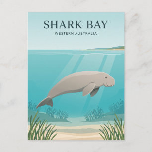 Postal Bahía de los Tiburones Australia