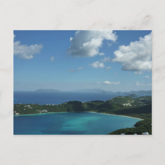 Postal Bahía de Magens, Isla Hermosa de Santo Tomás