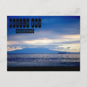 Postal Bahía de Manila en Filipinas
