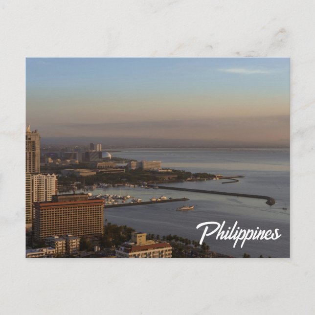 Postal Bahía de Manila, Filipinas (Anverso)