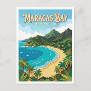 Postal Bahía de Maracas Trinidad y Tobago