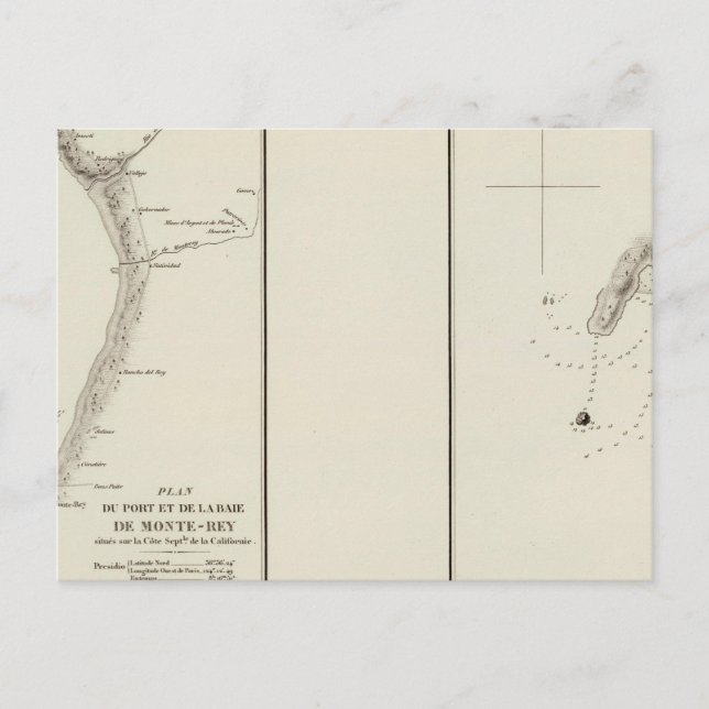 Postal Bahía de Monterey, California (Anverso)