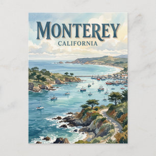 Postal Bahía de Monterey California