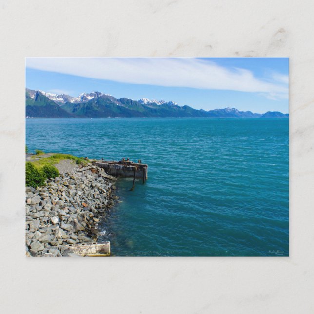 Postal Bahía de Resurrección (Anverso)