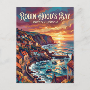Postal Bahía de Robin Hood Reino Unido