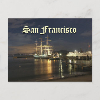 Postal Bahía de San Francisco de noche