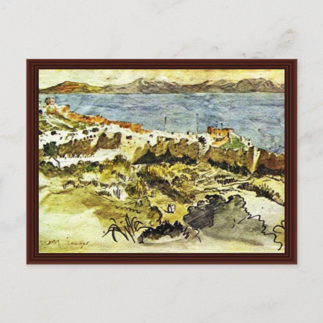 Postal Bahía De Tánger En Marruecos (Anverso)