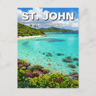 Postal Bahía de Trunk St. John Islas Vírgenes Estadounide