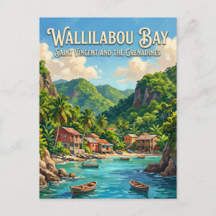 Postal Bahía de Wallilabou San Vicente y las Granadinas