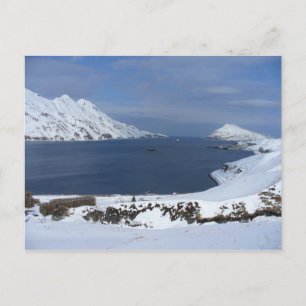 Postal Bahía del Capitán en Invierno, Isla Unalaska