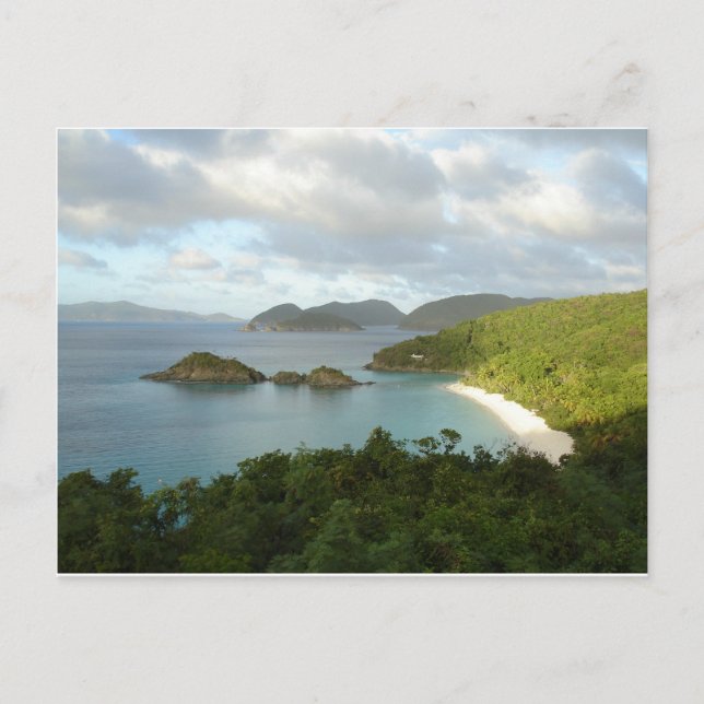 Postal Bahía del zorrillo, St John, USVI (Anverso)