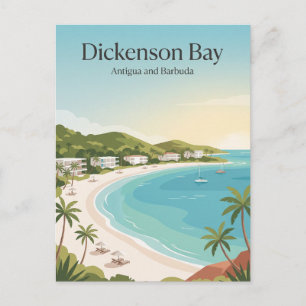 Postal Bahía Dickenson Antigua y Barbuda