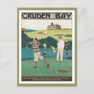 Postal Bahía Escocia de Cruden del vintage