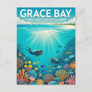 Postal Bahía Grace, Providenciales Islas Turcas y Caicos