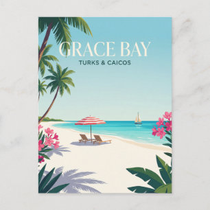 Postal Bahía Grace Turcas y Caicos