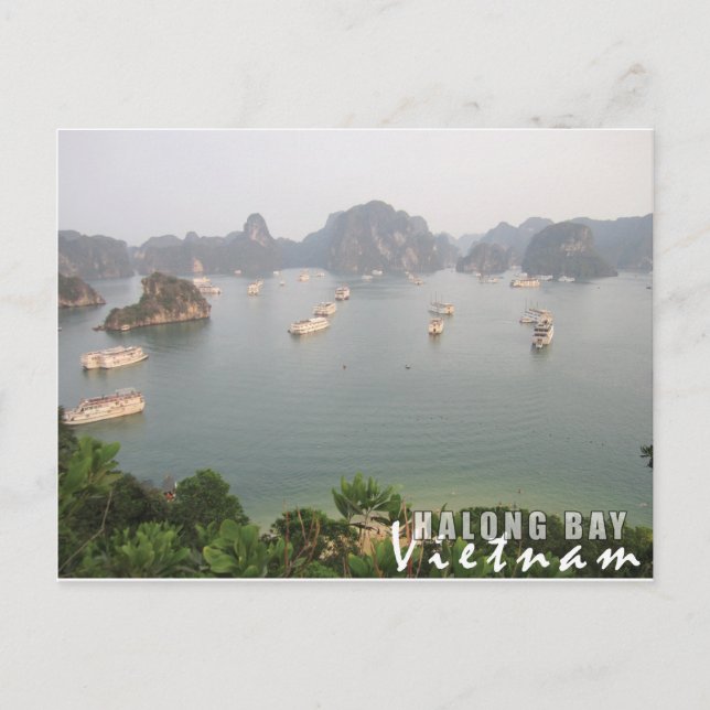 Postal Bahía Halong, Vietnam (Anverso)