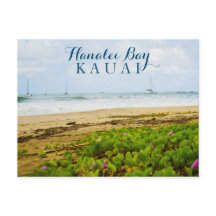 Bahía Hanalei Kauai Hawaii Beach & Boats