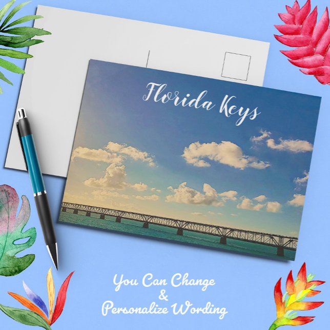 Postal Bahia Honda Railroad Bridge Florida Keys (Subido por el creador)