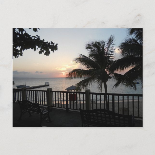 Postal Bahía Jamaica del MES de la playa de la cueva del (Anverso)