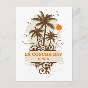 Postal Bahía La Concha de España