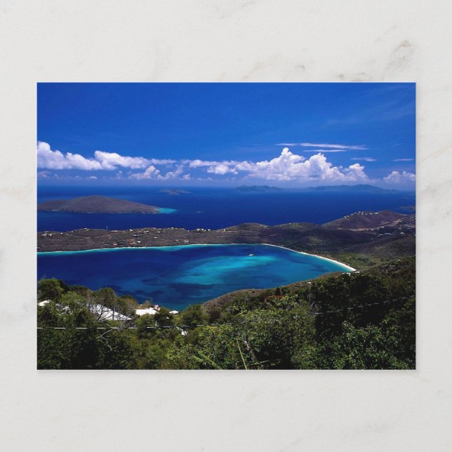 Postal Bahía Magens, St. Thomas, Islas Vírgenes de los Es (Anverso)
