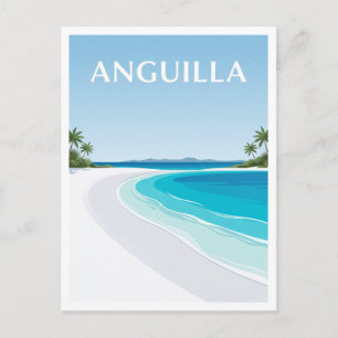 Postal Bahía Rendezvous West End Anguilla Recuerdo de Via