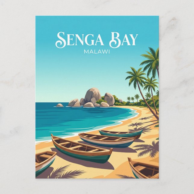 Postal Bahía Senga Malawi (Anverso)
