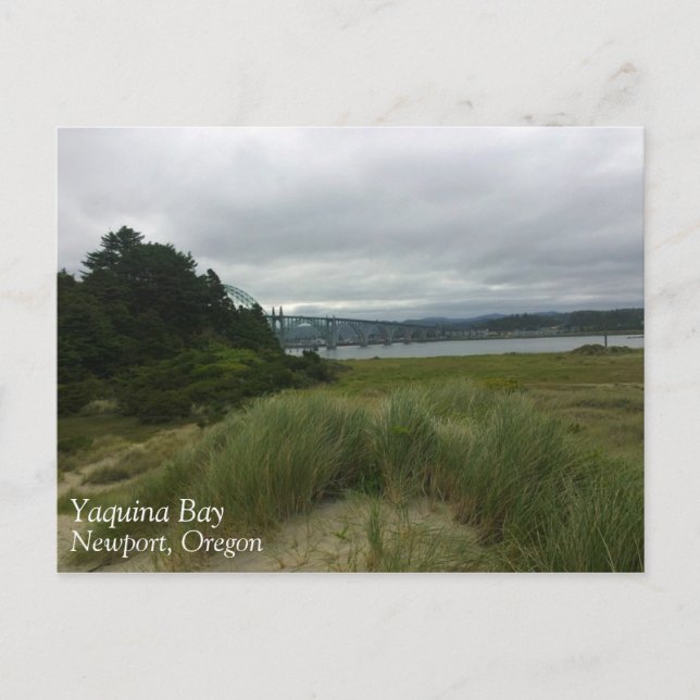 Postal Bahía Yaquina, Newport, Oregón (Anverso)