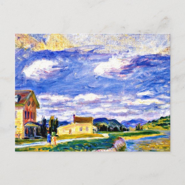 Postal Baie St. Paul, Quebec por William James Glacken (Anverso)