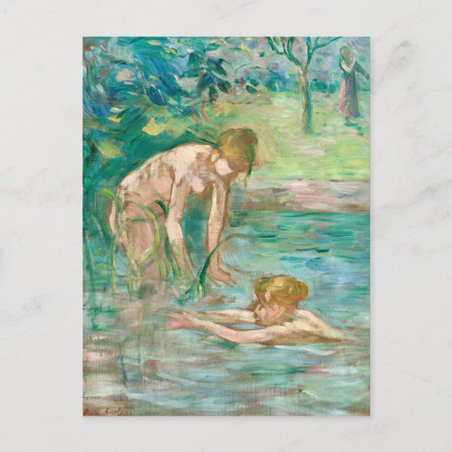 Postal Baigneuses | Berthe Morisot (Anverso)