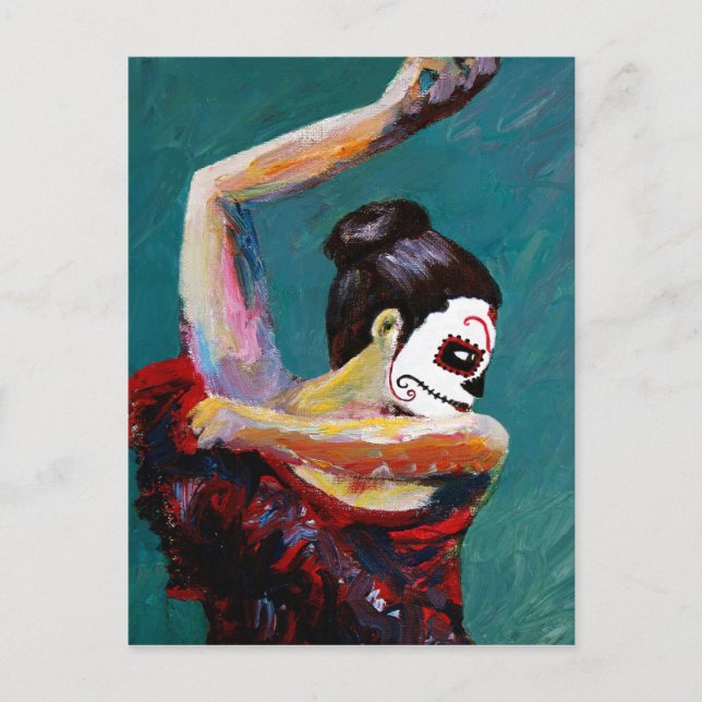 Postal Bailan de los Muertos (Anverso)