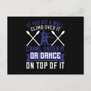 Postal Bailando - Bailar Encima de una Pared